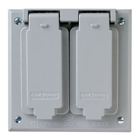 1 gang electrical box cover|weatherproof 2 gang outlet cover.